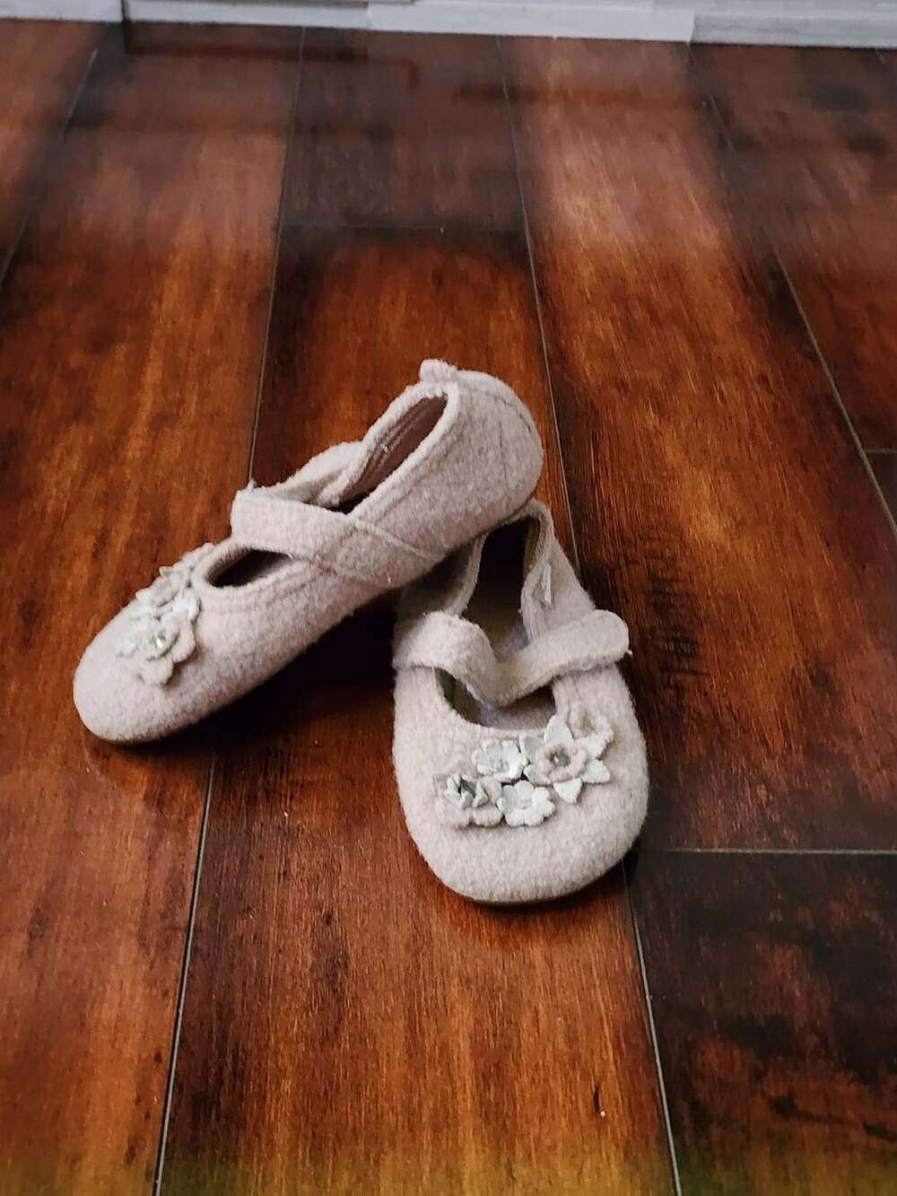 Living Kitzbühel Floral Felt Mary Jane Shoes Girls EU 28